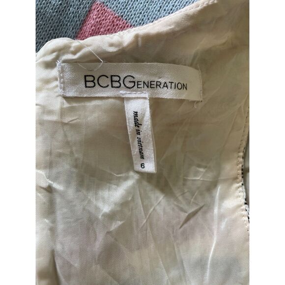 BCBGeneration Womens Striped Tweed Dress & Vest Set Size 6 Mini 2-Piece Outfit - Picture 9 of 10